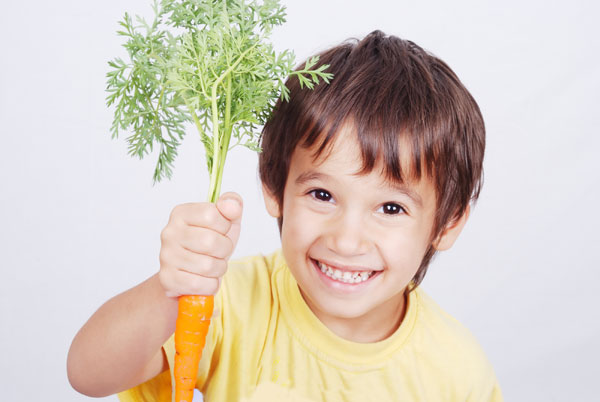 Kid with Carrot